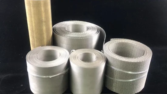 201 304 Materiale Schermo filtrante in rete metallica tessuta olandese inversa in acciaio inossidabile per rete metallica per estrusore Rete filtrante a rete